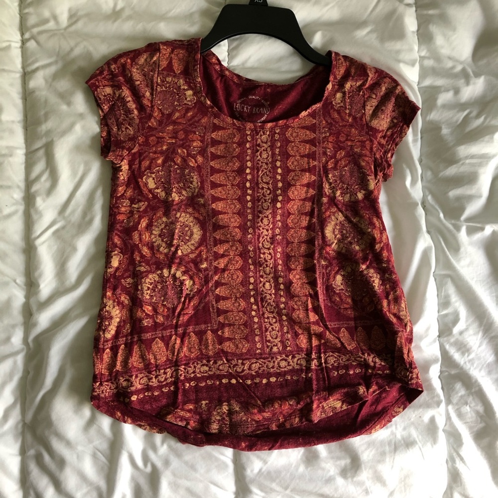 Lucky Brand Pattern T-Shirt